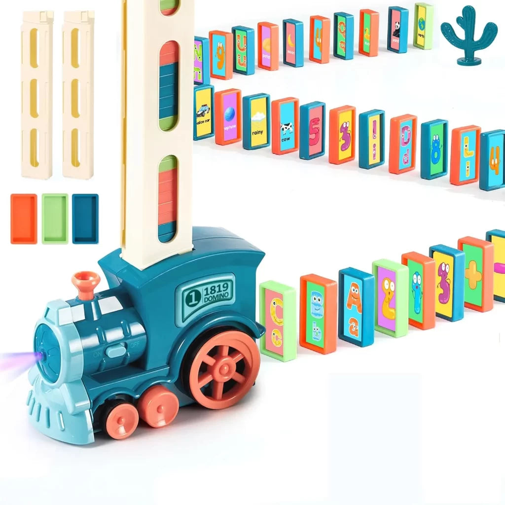Domino Train Toys Set