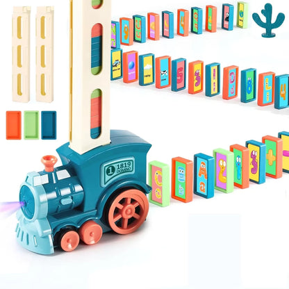 Domino Train Toys Set