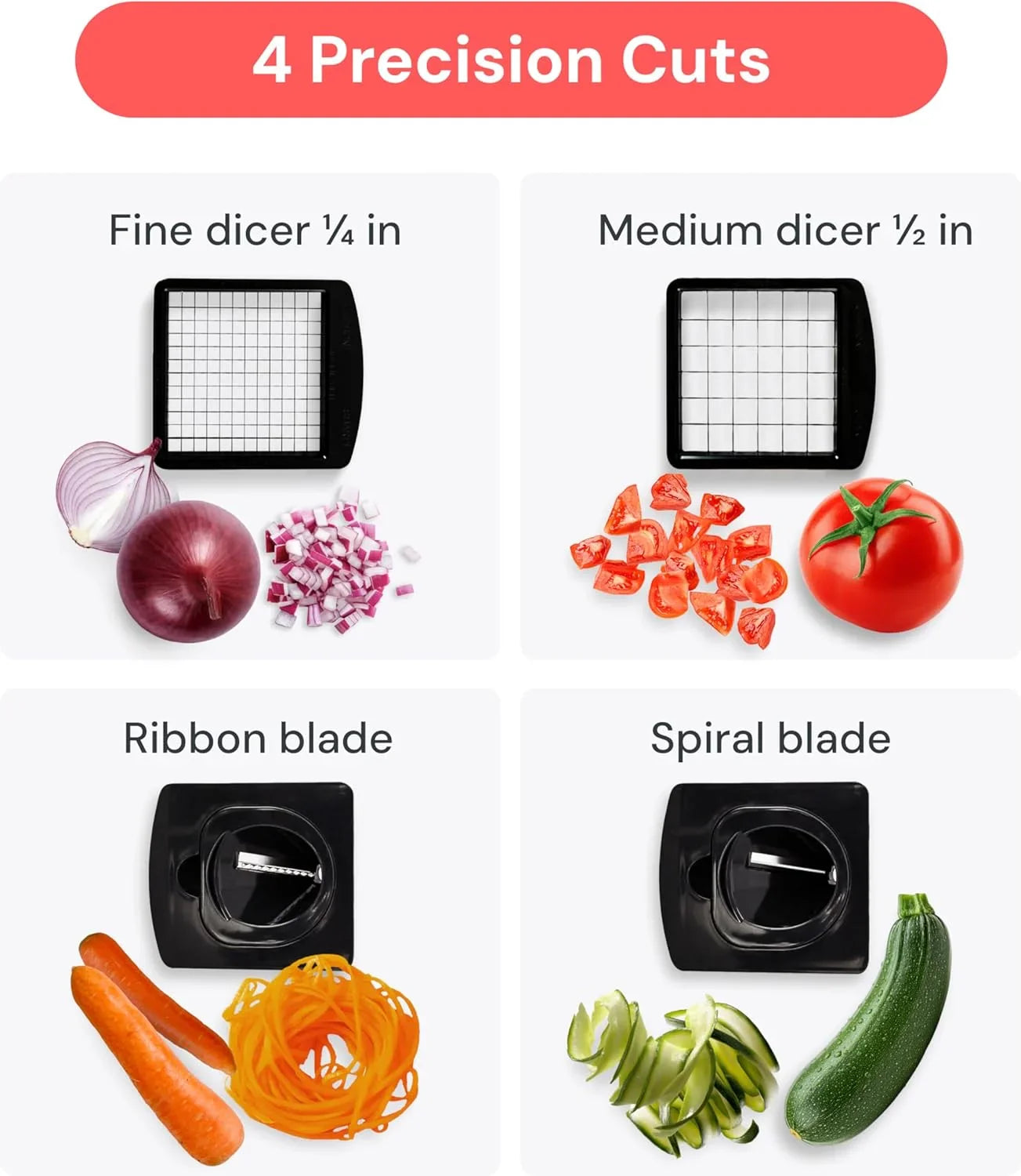 Vegetable Chopper and Spiralizer